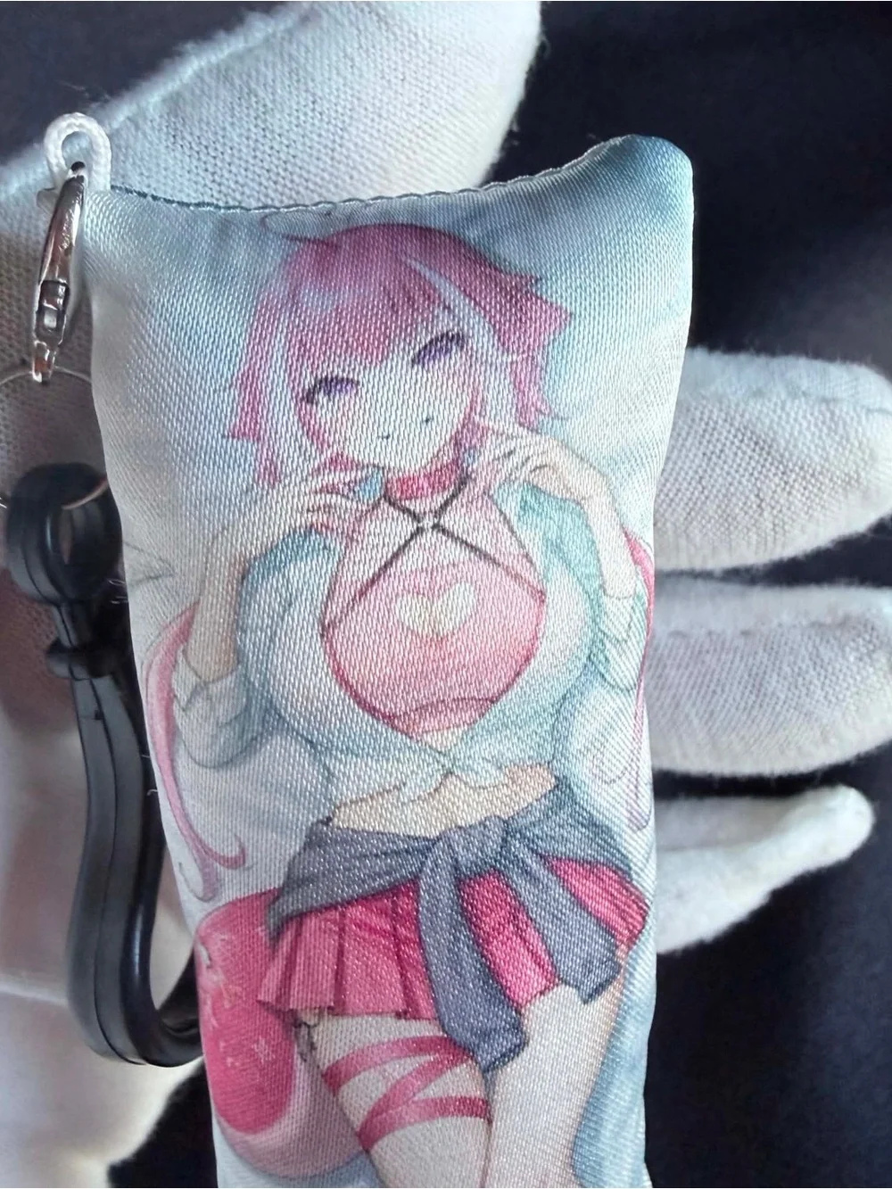 Handmade Anime Pink Shylily VTuber Body Plush Keychain